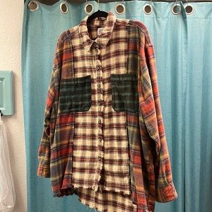 BDG Multicolor Plaid Button Down Shirt